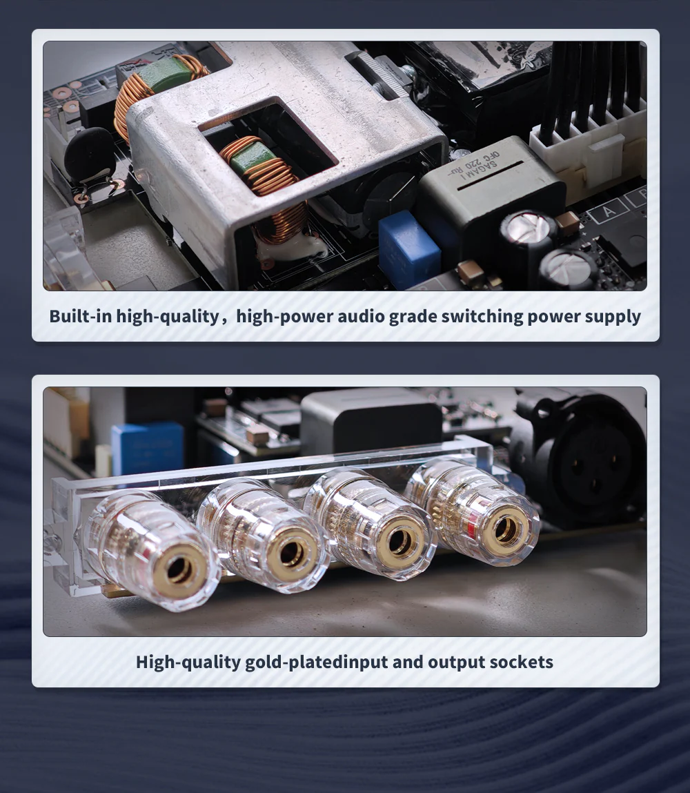 SMSL PA200 Gallium Nitride Power Amplifier - Image 8