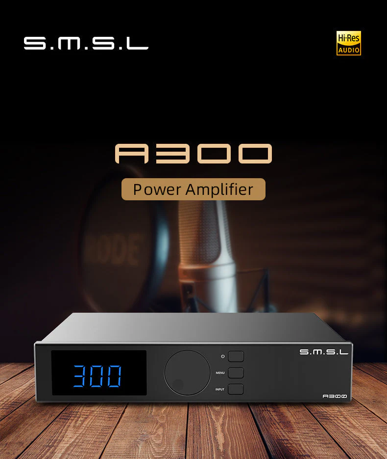 SMSL A300 Power Amplifier (Apos Certified) - Image 2