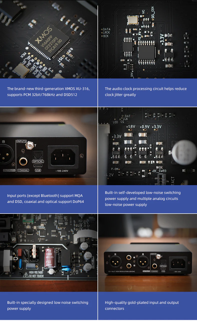 SMSL D-6S MQA Audio DAC (Apos Certified) - Image 8