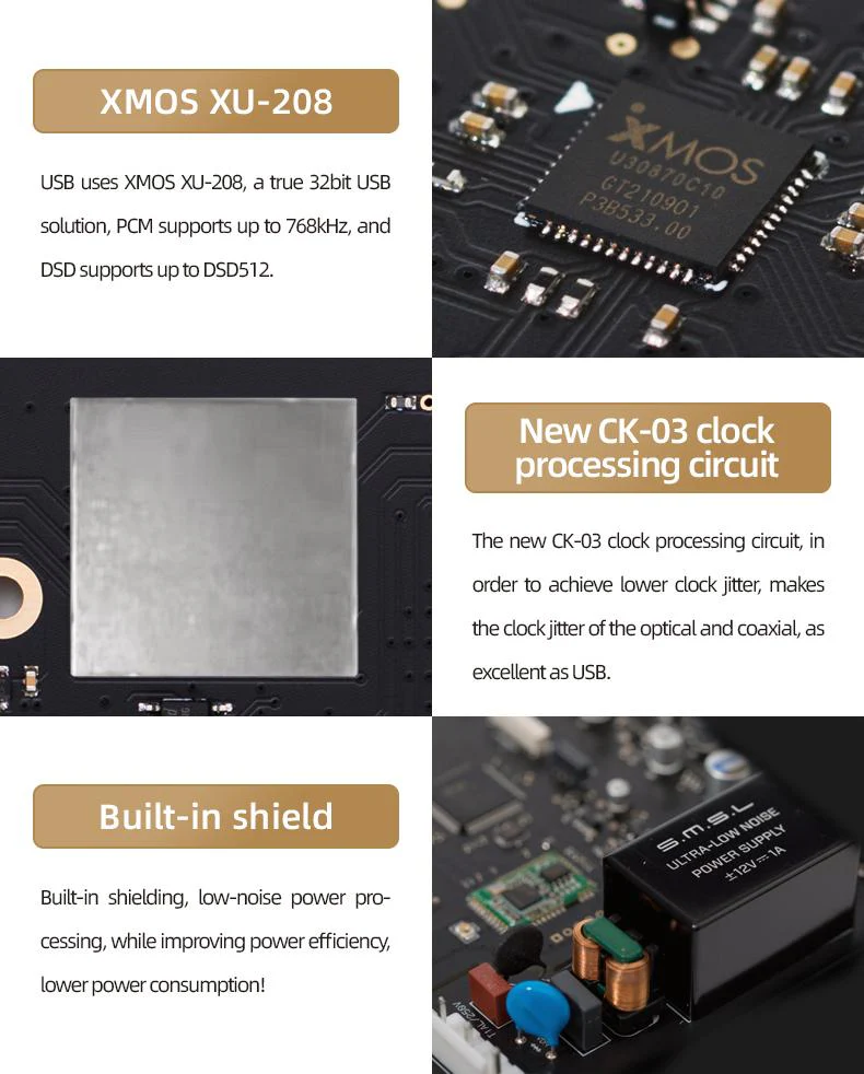 SMSL D300 Desktop DAC (Apos Certified) - Image 6