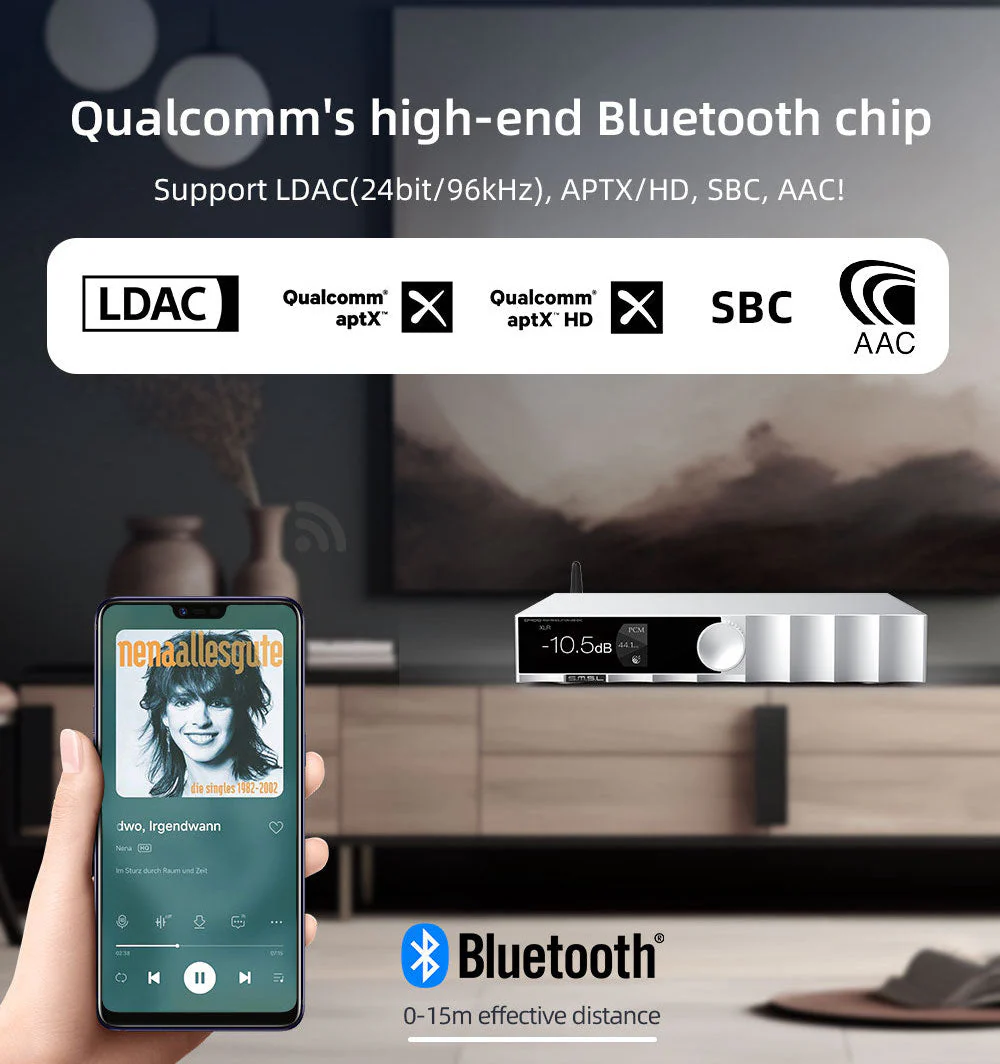 SMSL D400 Pro High Resolution USB Desktop DAC (Apos Certified) - Image 12