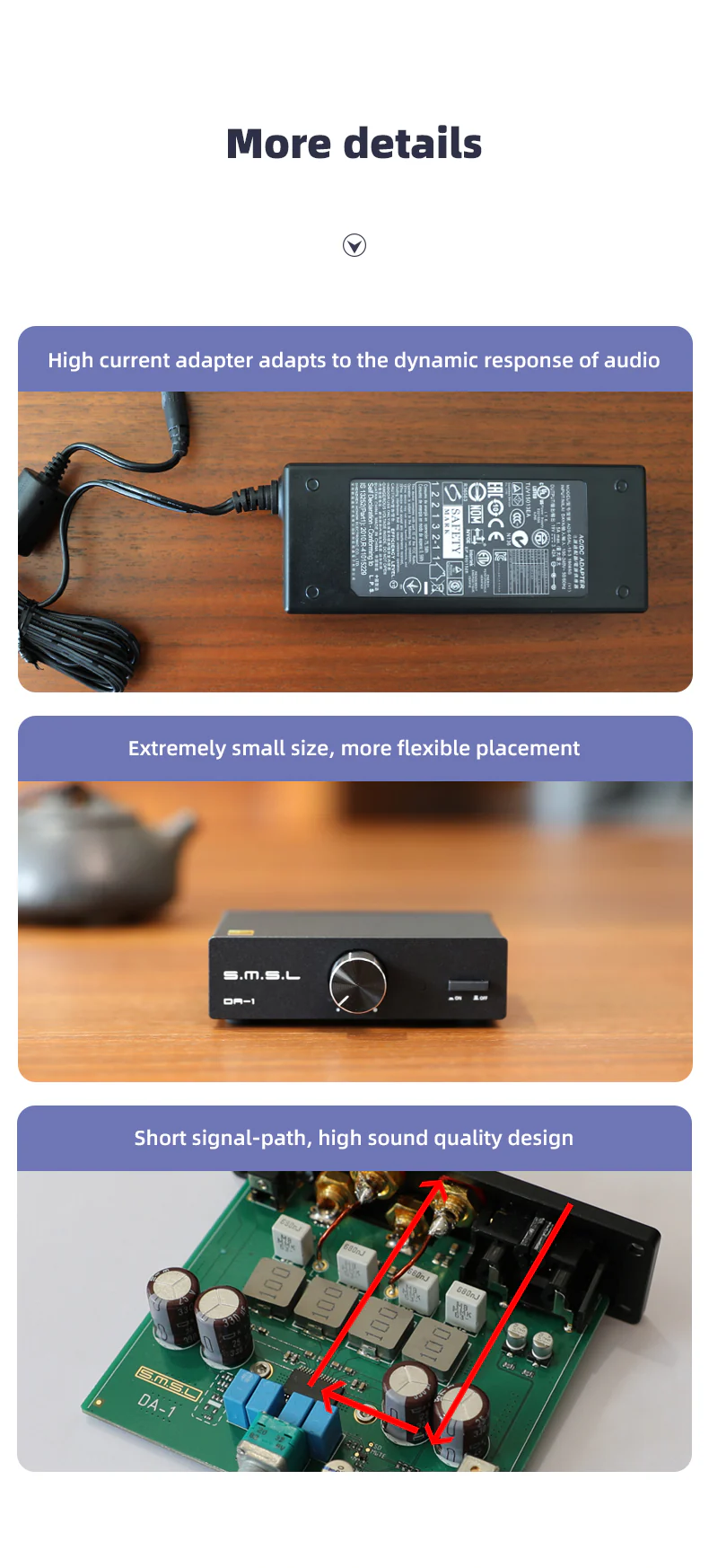SMSL DA-1 High Resolution Power Amplifier - Image 6