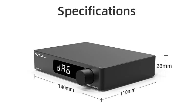 SMSL DA-6 Mini Power Amplifier (Apos Certified) - Image 17