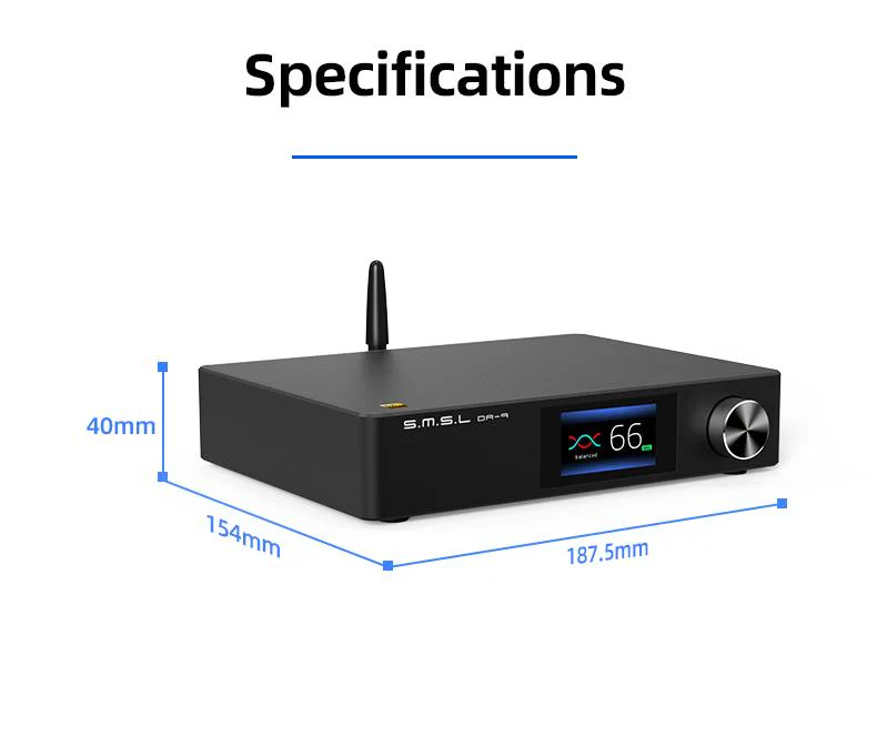 SMSL DA-9 Bluetooth 5.0 Amplifier (Apos Certified) - Image 13
