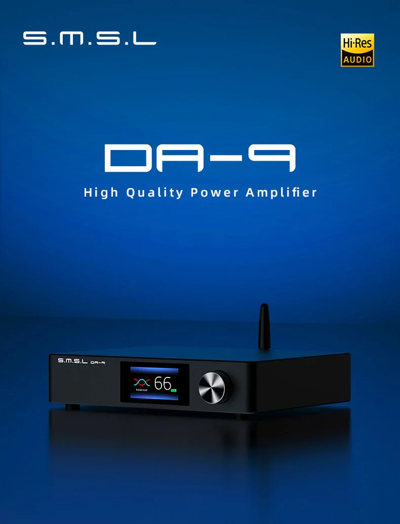 SMSL DA-9 Bluetooth 5.0 Amplifier (Apos Certified) - Image 2