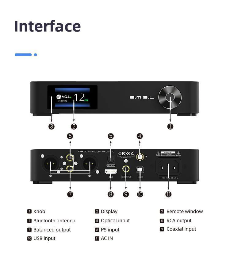 SMSL M400 MQA DAC (Apos Certified) - Image 16