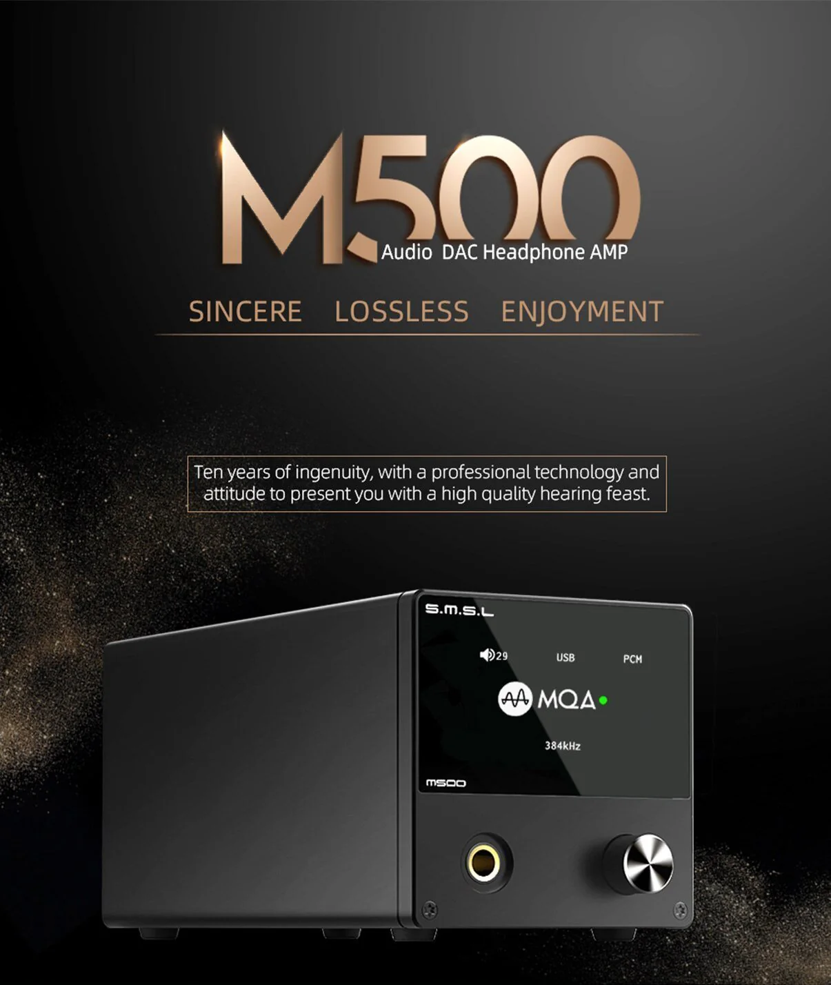 SMSL M500 V2 MQA DAC/Amp (Apos Certified) - Image 3