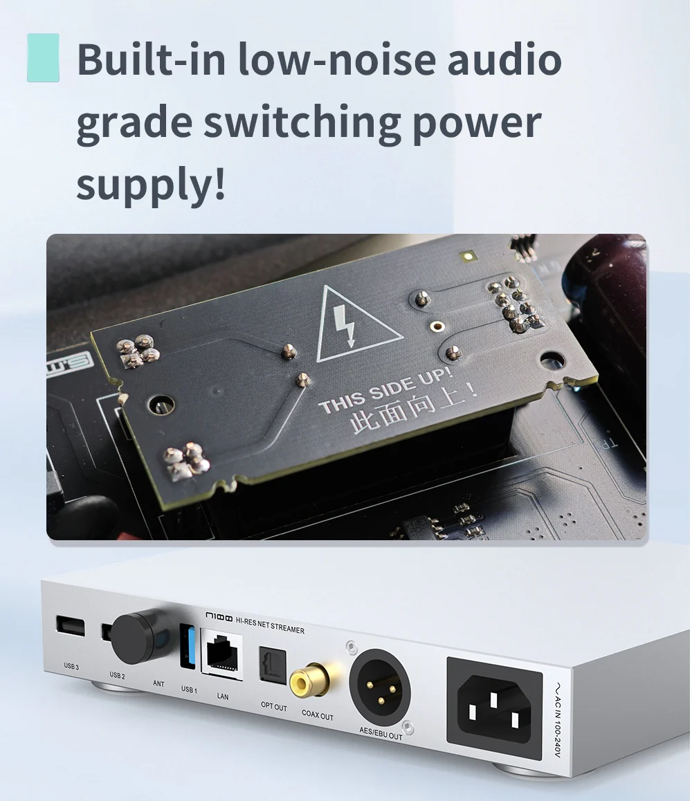 SMSL N100 Hi-Res Net Streamer - Image 11