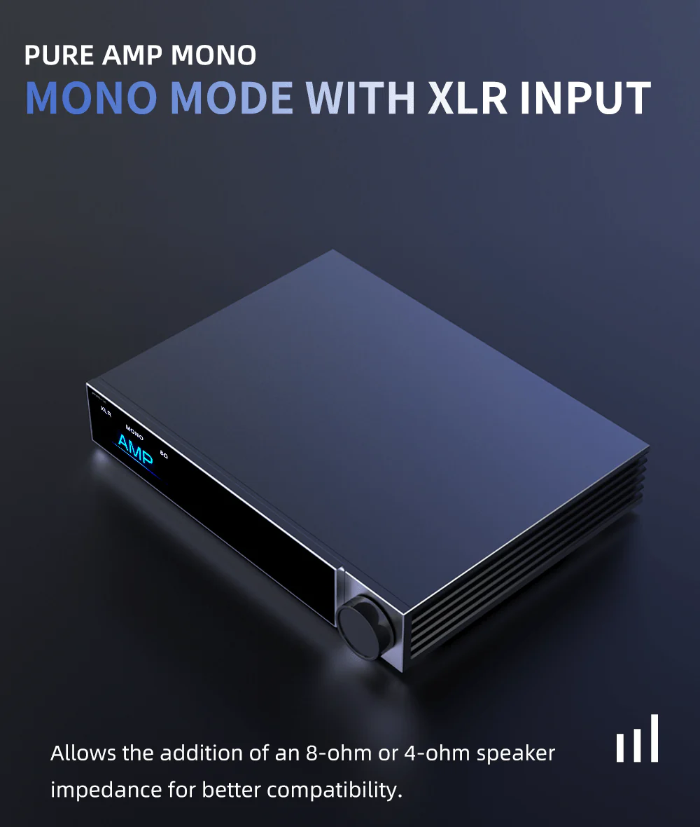 SMSL PA-X Gallium Nitride Power Amplifier (Apos Certified) - Image 5