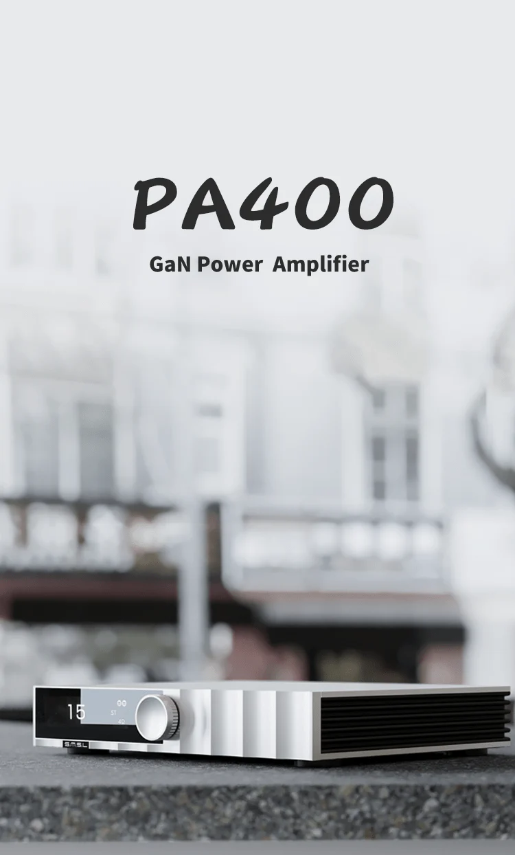 SMSL PA400 Gallium Nitride Power Amplifier - Image 3