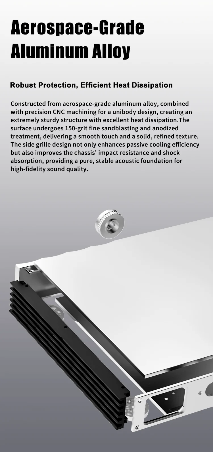 SMSL PA400 Gallium Nitride Power Amplifier - Image 7