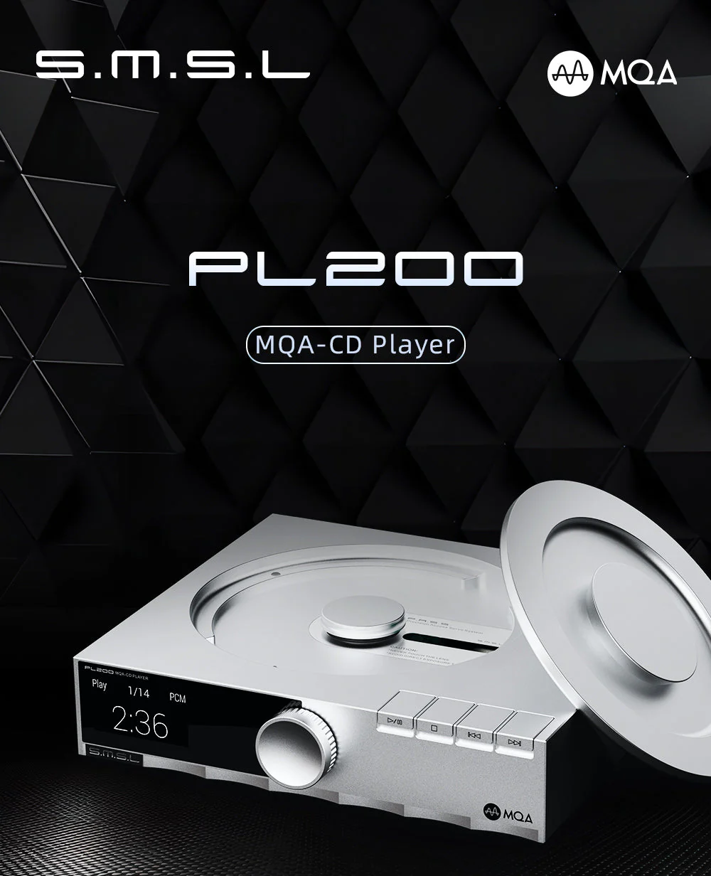 SMSL PL200 MQA-CD Player DAC (Apos Certified) - Image 3