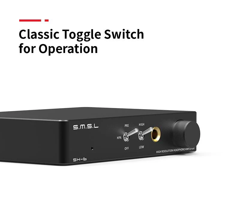 SMSL SH-6 Mini Desktop Amp (Apos Certified) - Image 6