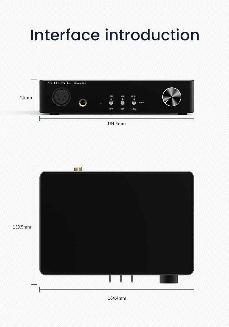 SMSL SH-8s High Resolution Headphone Amplifier (Apos Certified) - Image 12