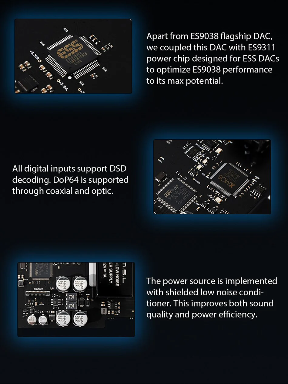 SMSL SU-9 Balanced MQA-Enabled DAC (Apos Certified) - Image 9