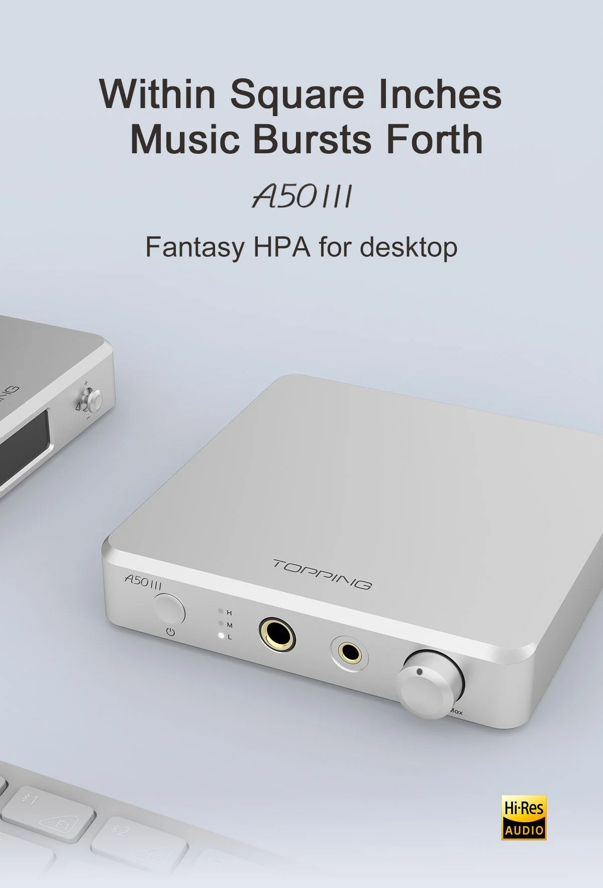 TOPPING A50 III Desktop Headphone Amp - Image 3