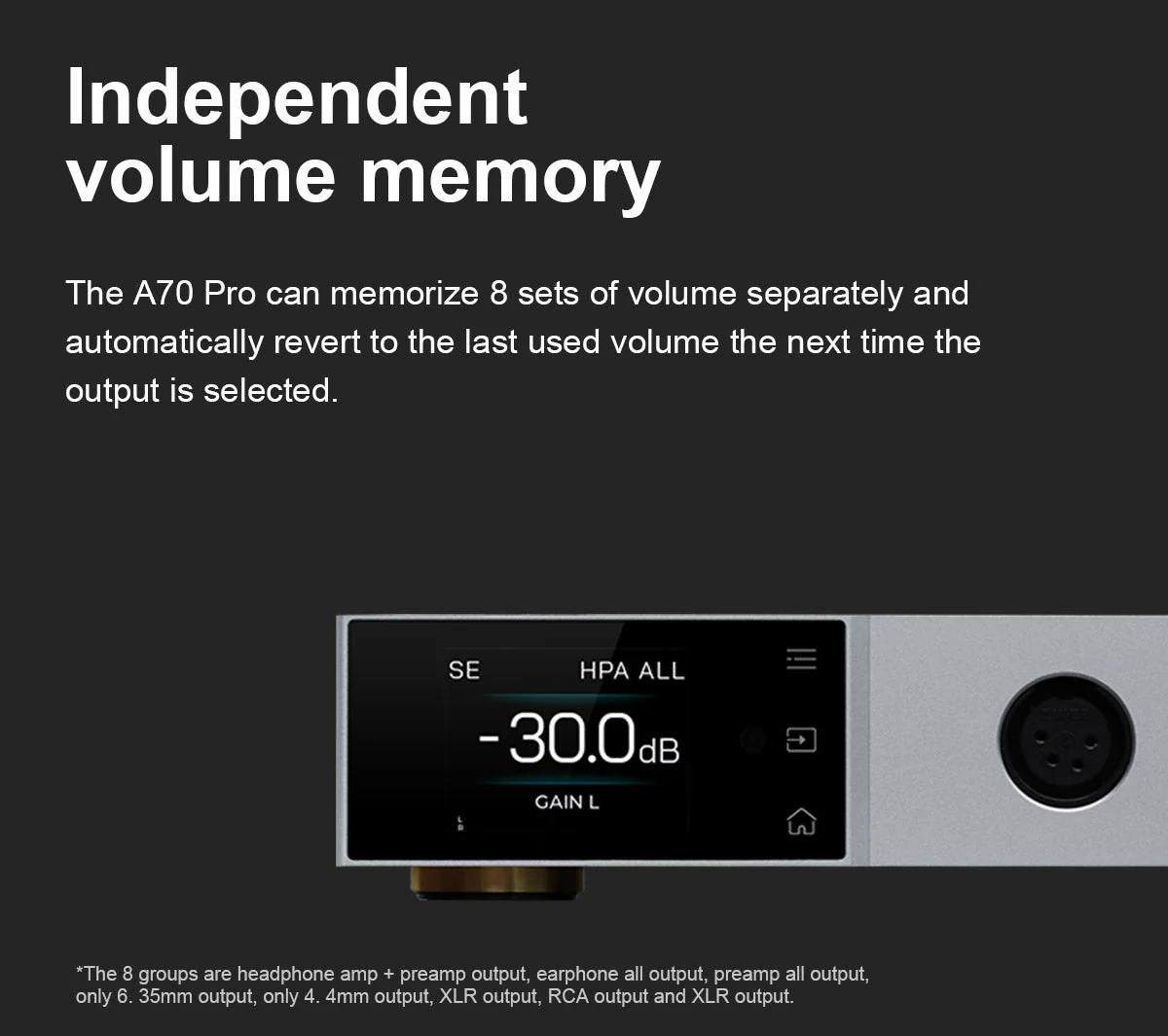 TOPPING A70 Pro Fully Balanced Headphone Amplifier (Apos Certified) - Image 14