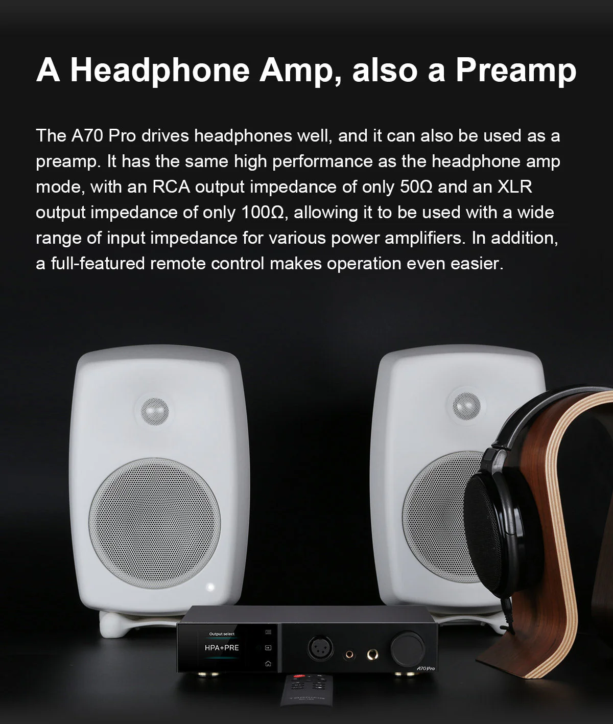 TOPPING A70 Pro Fully Balanced Headphone Amplifier (Apos Certified) - Image 23