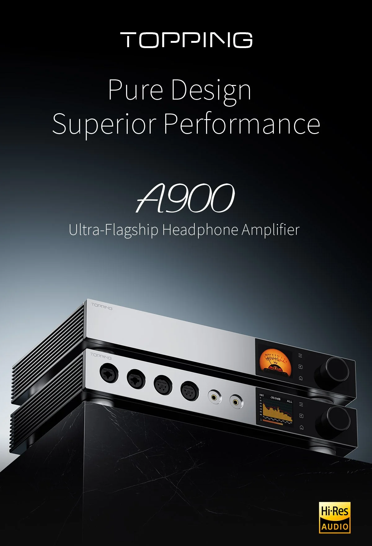 TOPPING A900 Ultra-Flagship Headphone Amplifier - Image 3