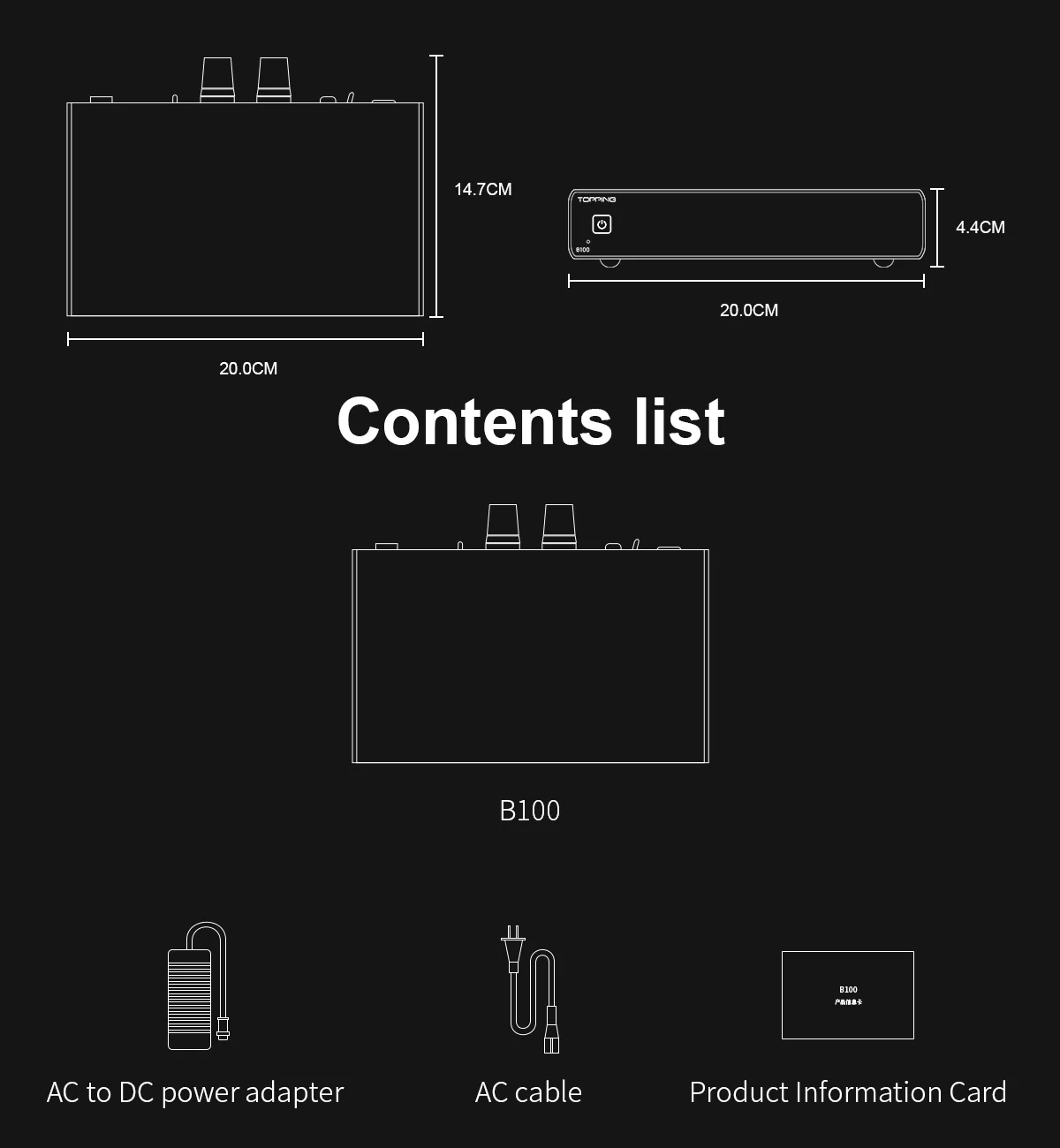 TOPPING B100 Mono Pure Power Amplifier - Image 17