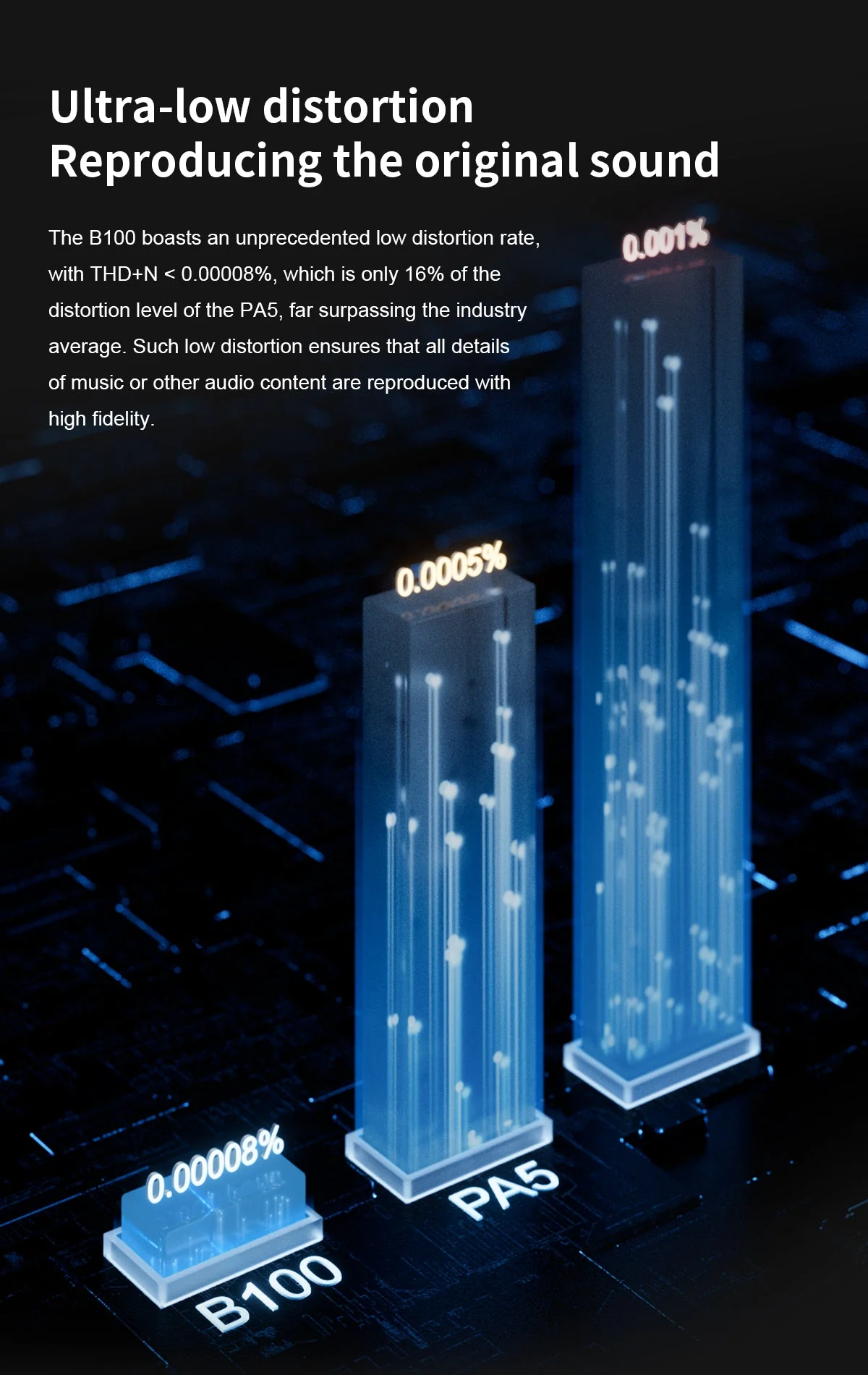 TOPPING B100 Mono Pure Power Amplifier - Image 7