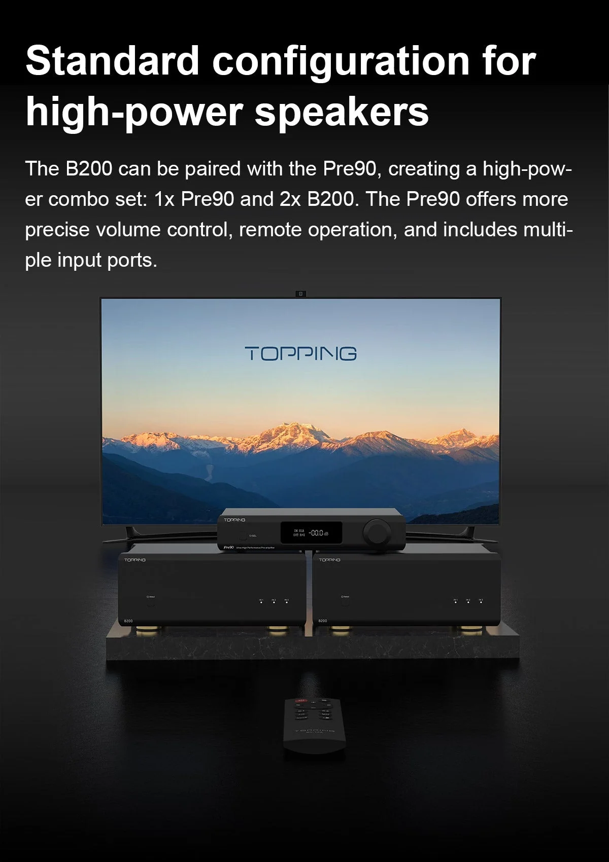 TOPPING B200 Ultra-high Performance Mono Power Amplifier - Image 11
