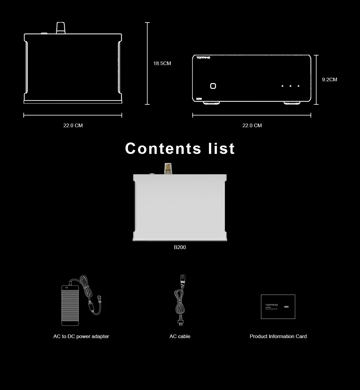TOPPING B200 Ultra-high Performance Mono Power Amplifier - Image 15