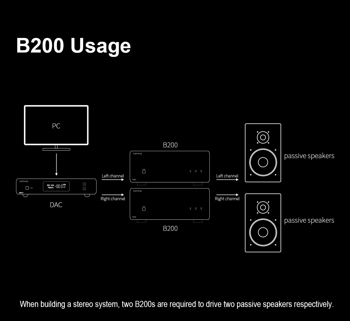 TOPPING B200 Ultra-high Performance Mono Power Amplifier - Image 9