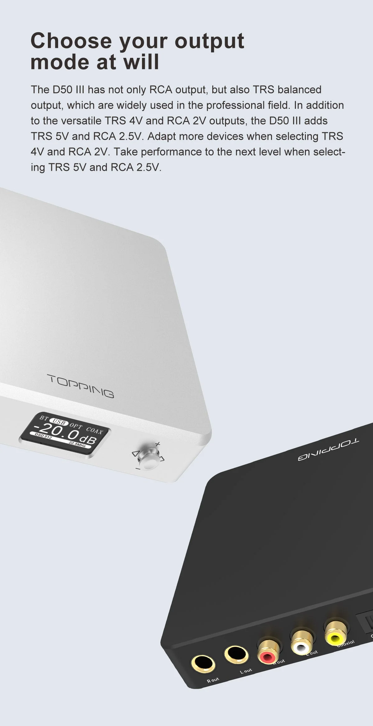 TOPPING D50 III Desktop DAC (Apos Certified) - Image 12