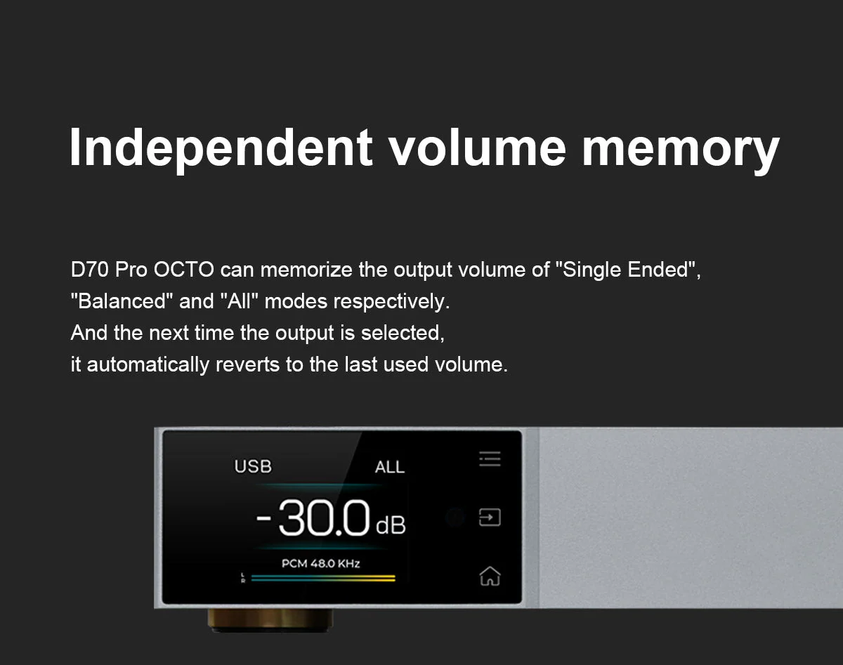 TOPPING D70 Pro OCTO HIFI Desktop DAC (Apos Certified) - Image 15