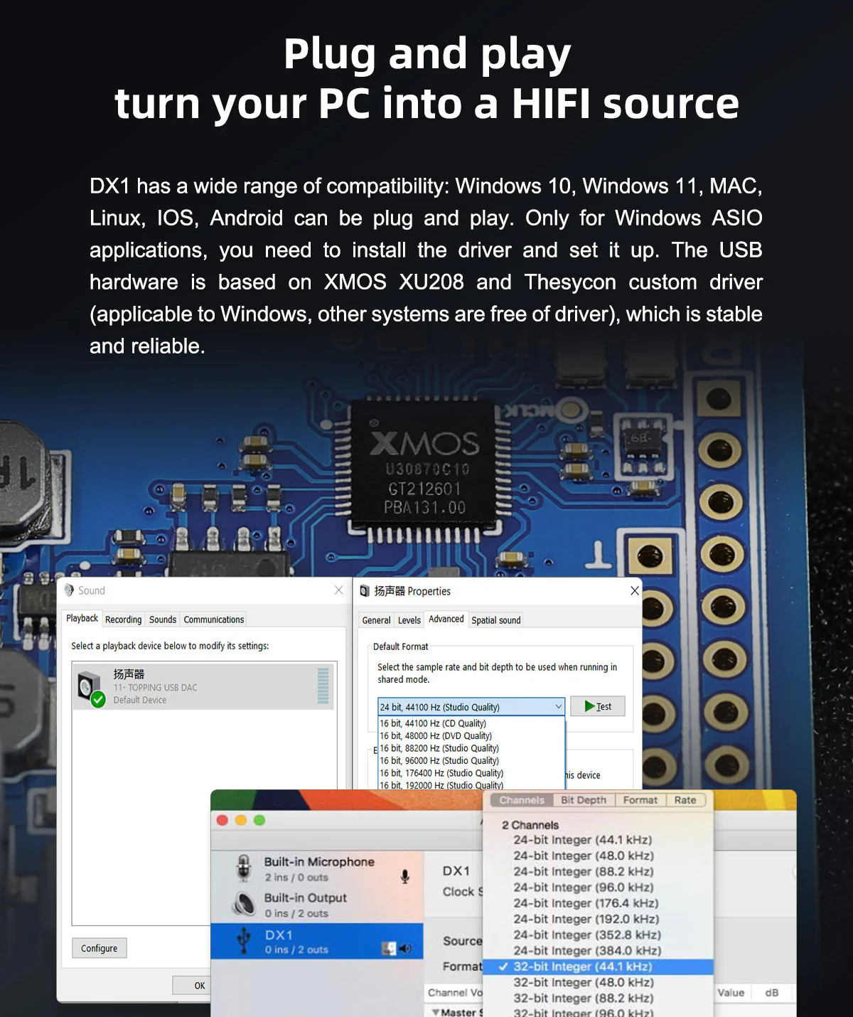 TOPPING DX1 DAC/Amp (Apos Certified) - Image 4