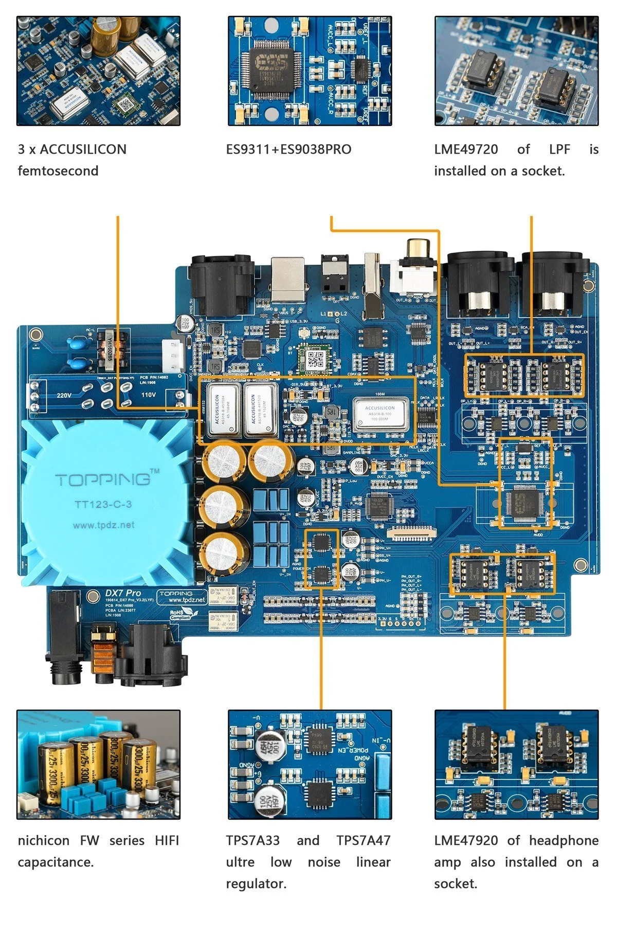 TOPPING DX7 Pro DAC/Amp (Apos Certified) - Image 13