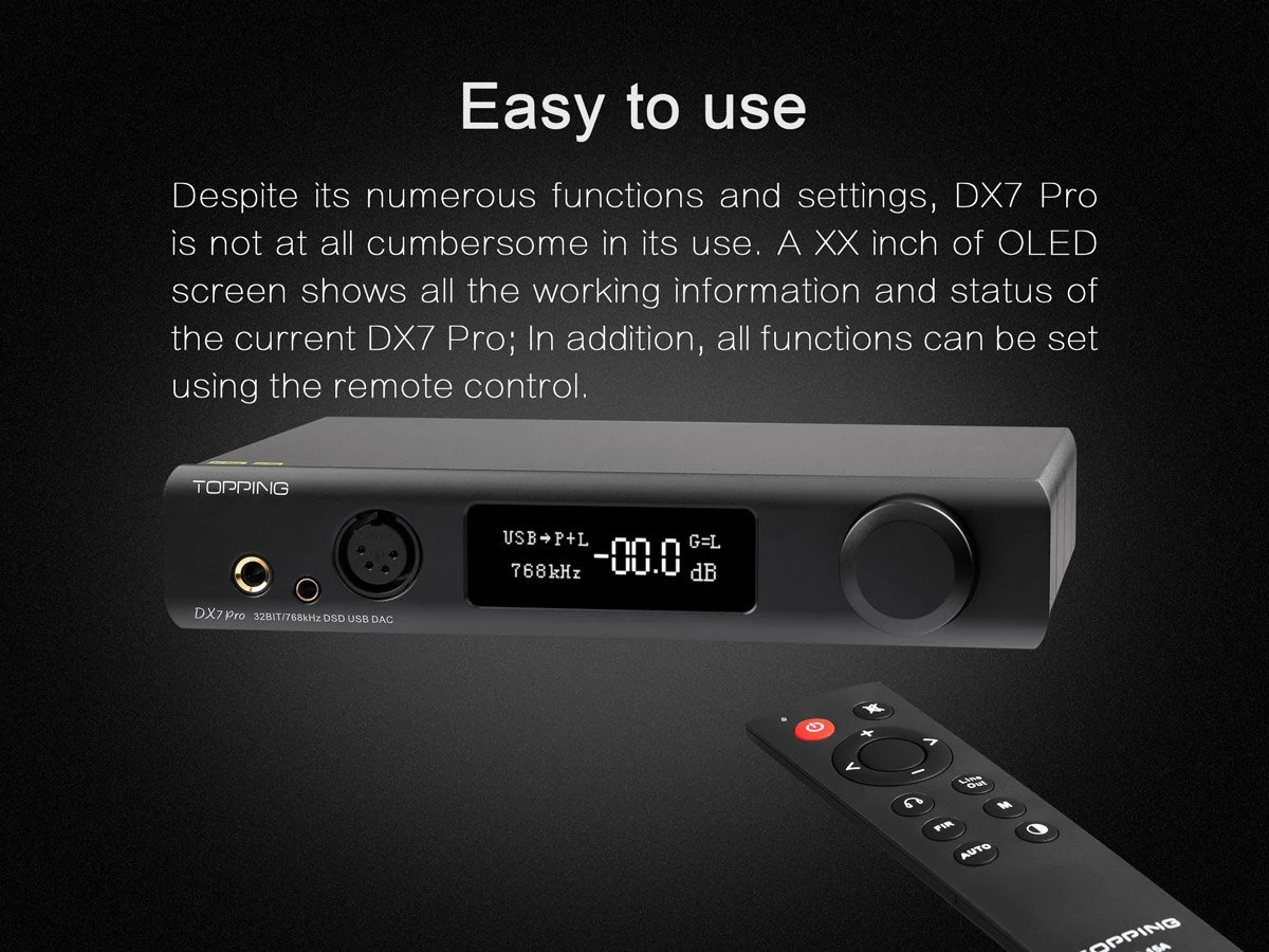 TOPPING DX7 Pro DAC/Amp (Apos Certified) - Image 15