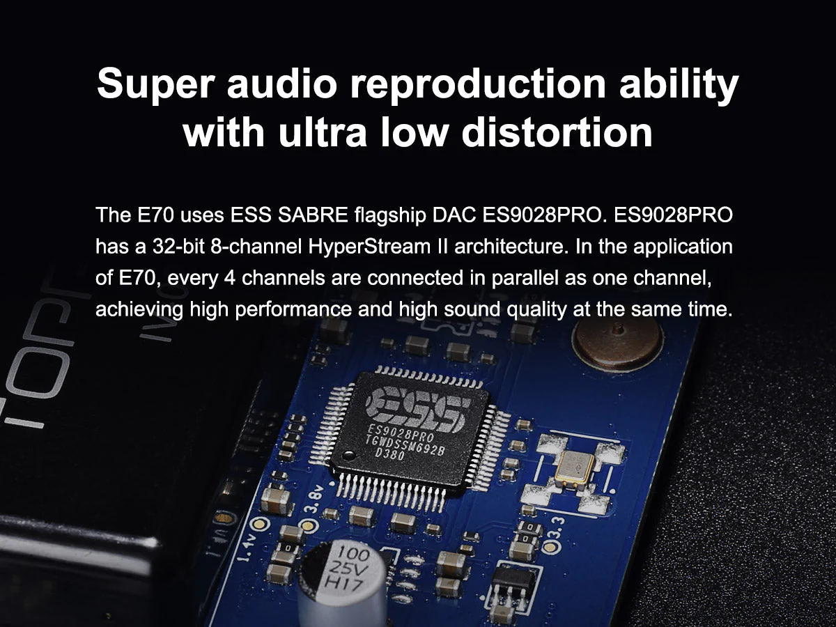 TOPPING E70 Desktop DAC (Apos Certified) - Image 5