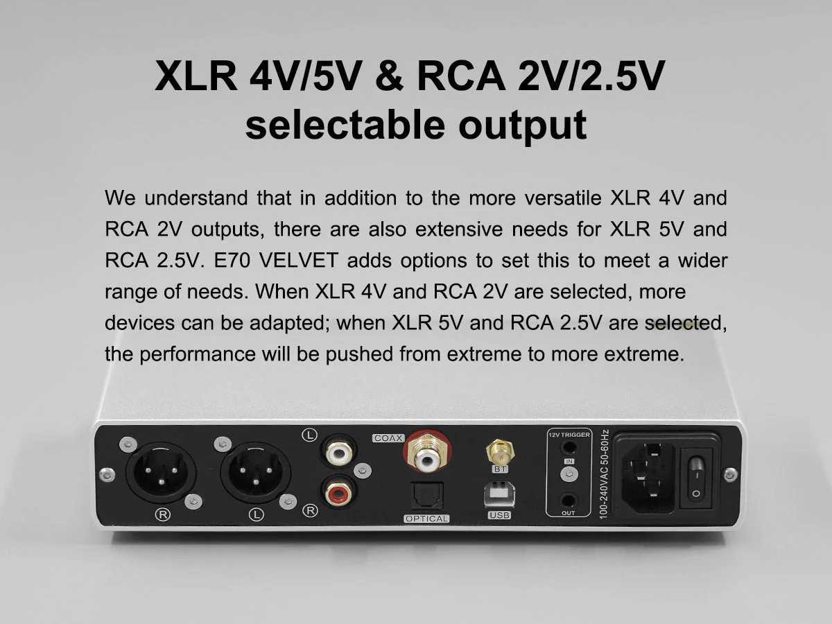 TOPPING E70 VELVET AK4499EX Desktop DAC (Apos Certified) - Image 17