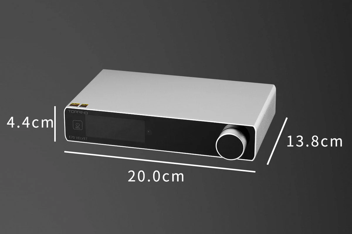 TOPPING E70 VELVET AK4499EX Desktop DAC (Apos Certified) - Image 25