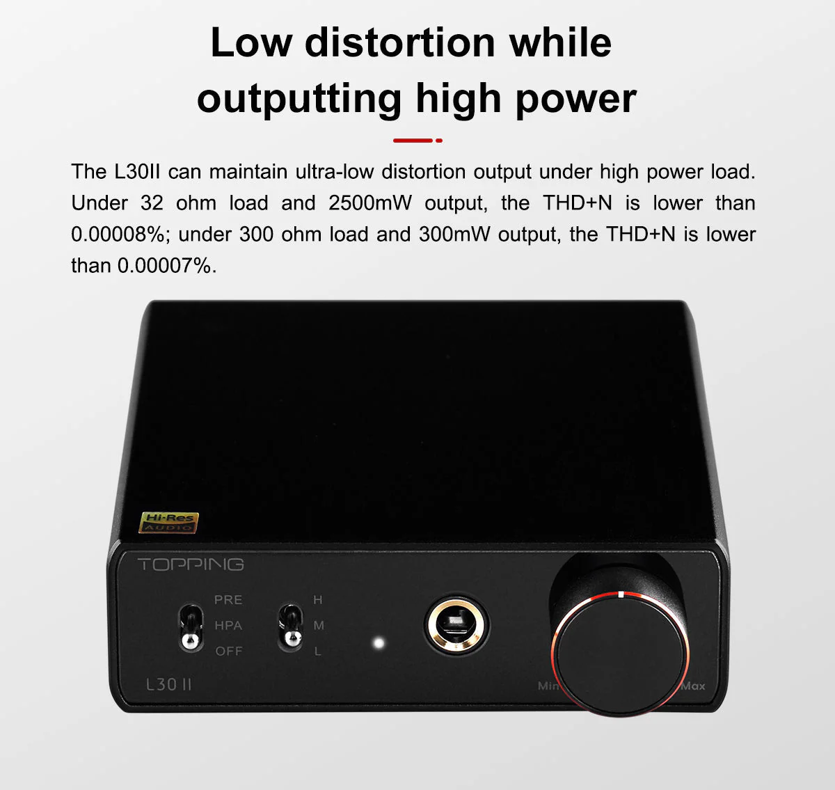 TOPPING L30 II Headphone Amp (Apos Certified) - Image 8