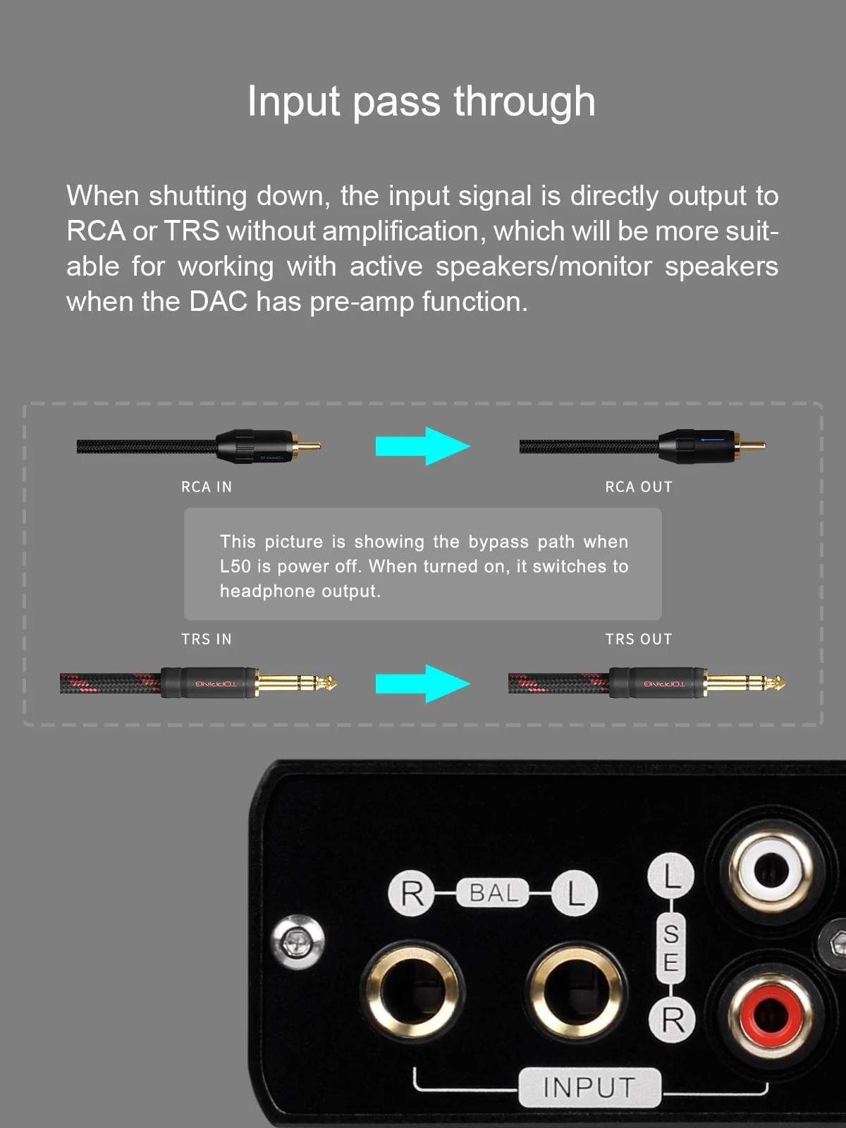 TOPPING L50 Headphone Amp (Apos Certified) - Image 9