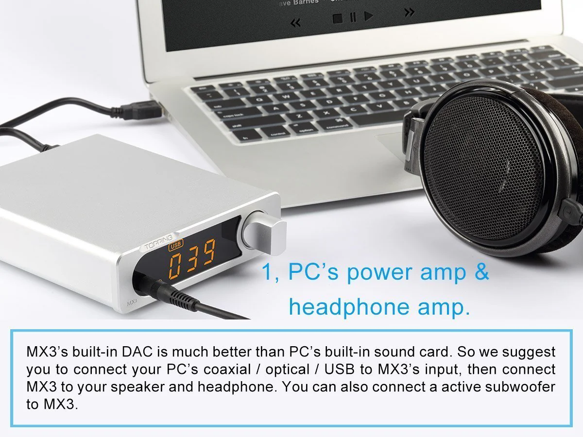 TOPPING MX3 Bluetooth DAC (Apos Certified) - Image 13