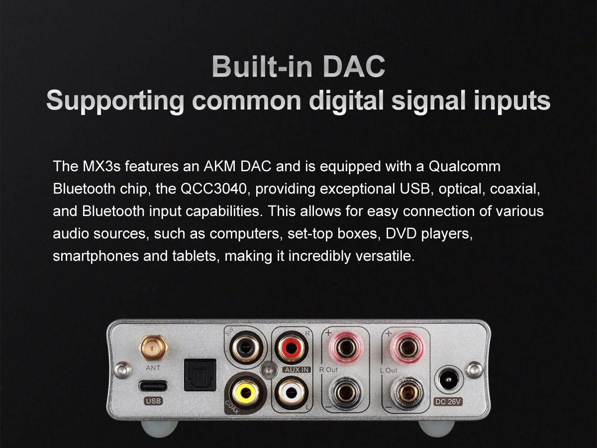 TOPPING MX3s Desktop DAC/ Headphone Amp/ Power Amp - Image 5