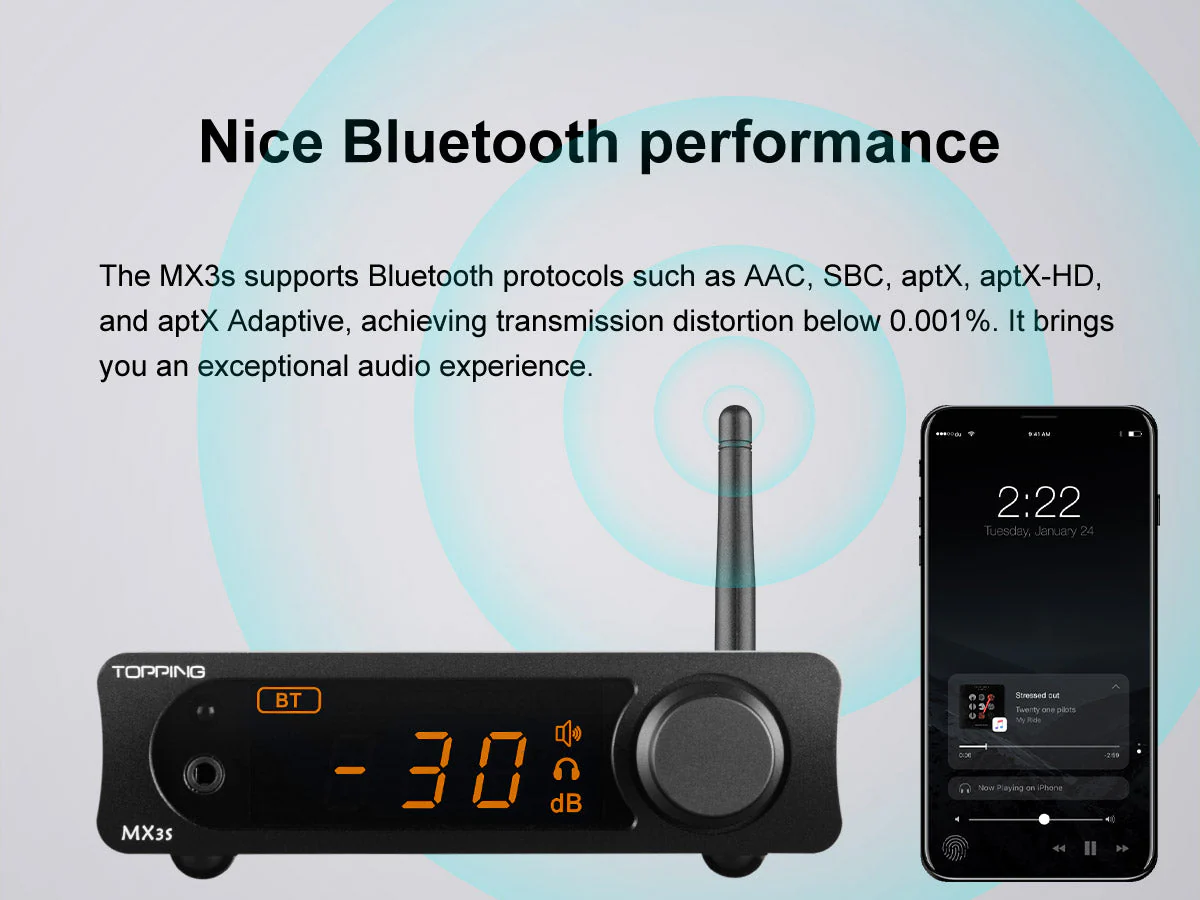 TOPPING MX3s Desktop DAC/ Headphone Amp/ Power Amp - Image 6