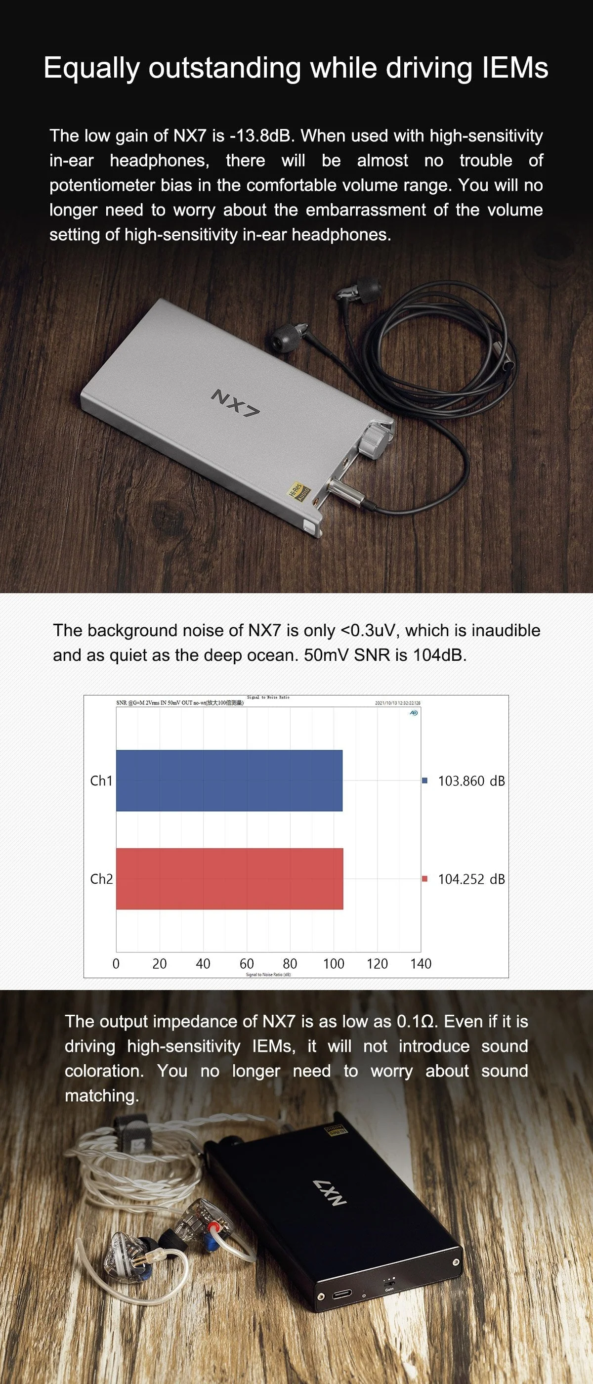 TOPPING NX7 Portable Headphone Amplifier (Apos Certified) - Image 10