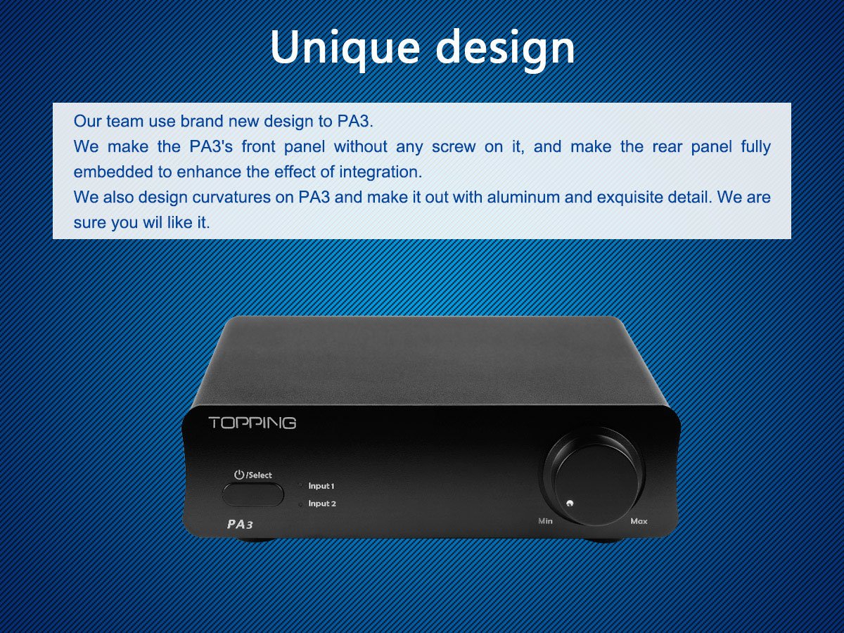 TOPPING PA3 Stereo Amplifier (Apos Certified) - Image 3