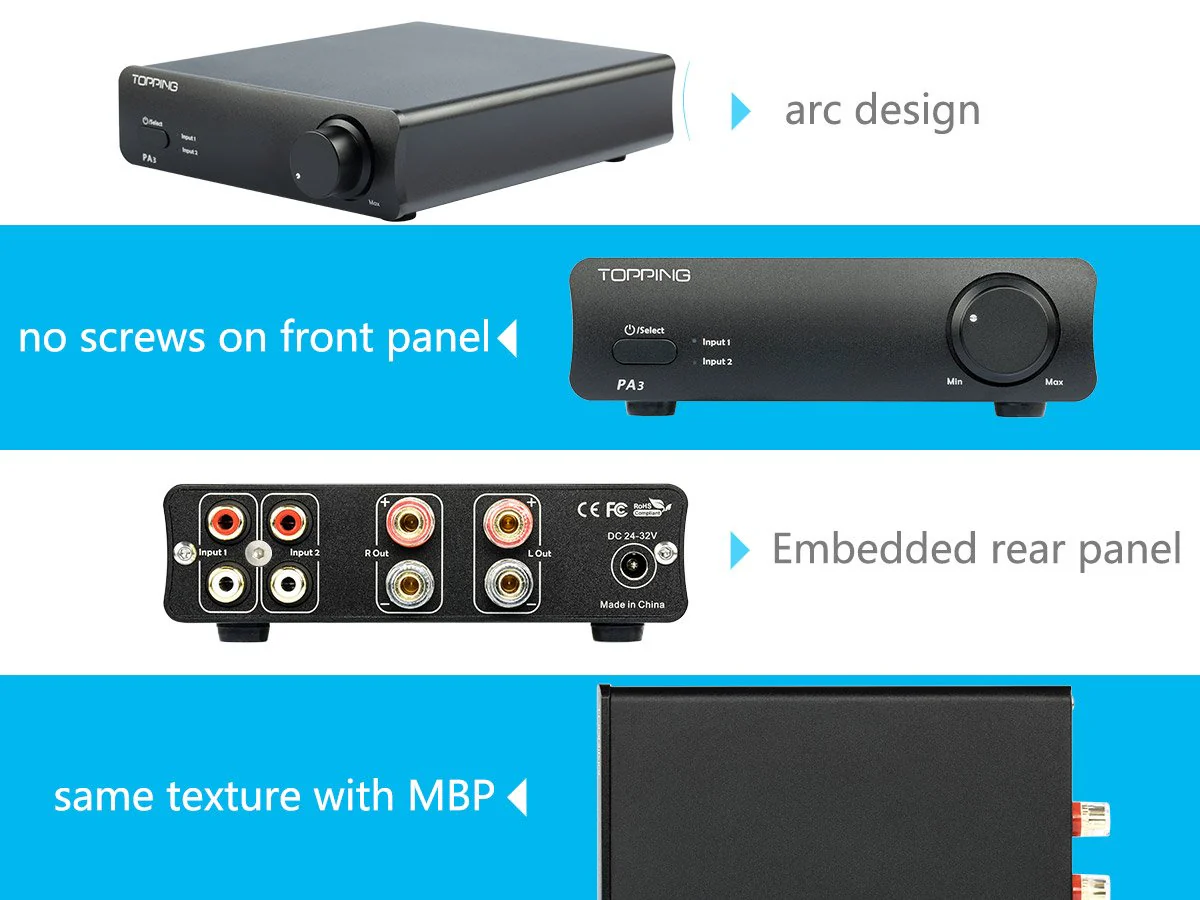 TOPPING PA3 Stereo Amplifier (Apos Certified) - Image 8