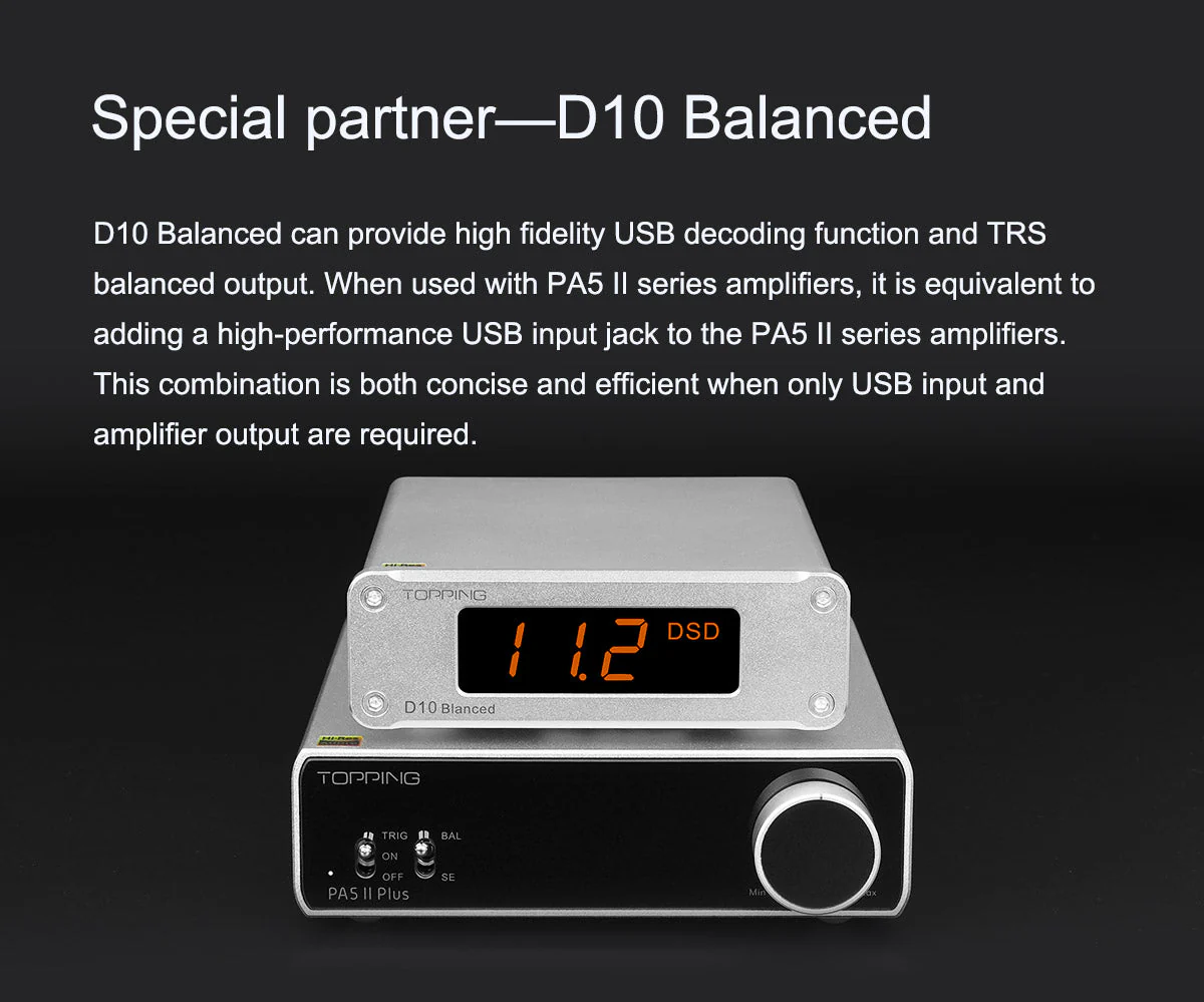 TOPPING PA5 II/ PA5 II Plus Compact Desktop Amplifier - Image 12