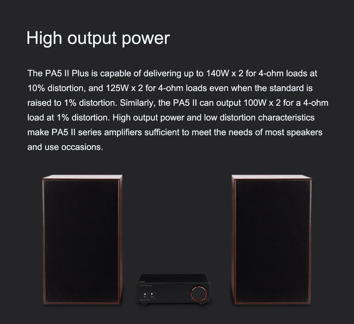 TOPPING PA5 II/ PA5 II Plus Compact Desktop Amplifier - Image 7
