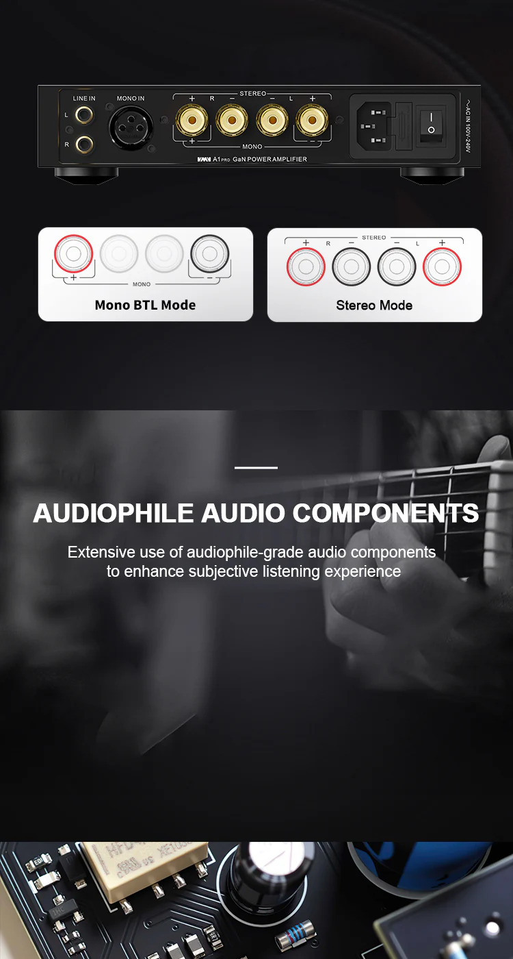 VMV A1 PRO Gallium Nitride Power Amp - Image 6