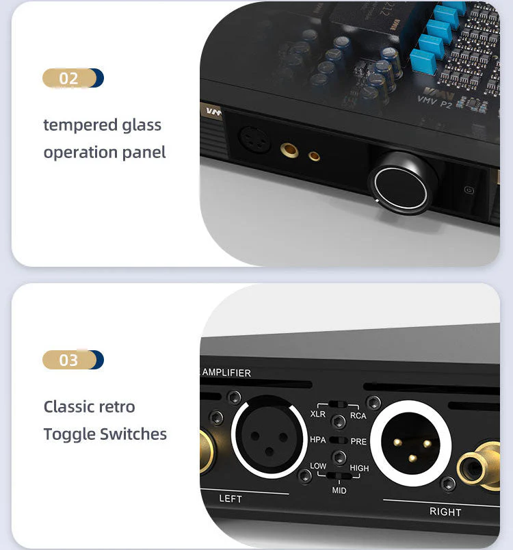VMV P2 High Resolution Desktop Headphone Amp (Apos Certified) - Image 16