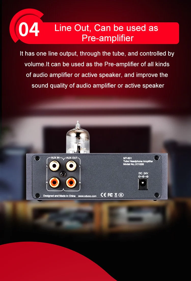 xDuoo MT-601 Tube Class-A Headphone Amplifier (Apos Certified) - Image 7