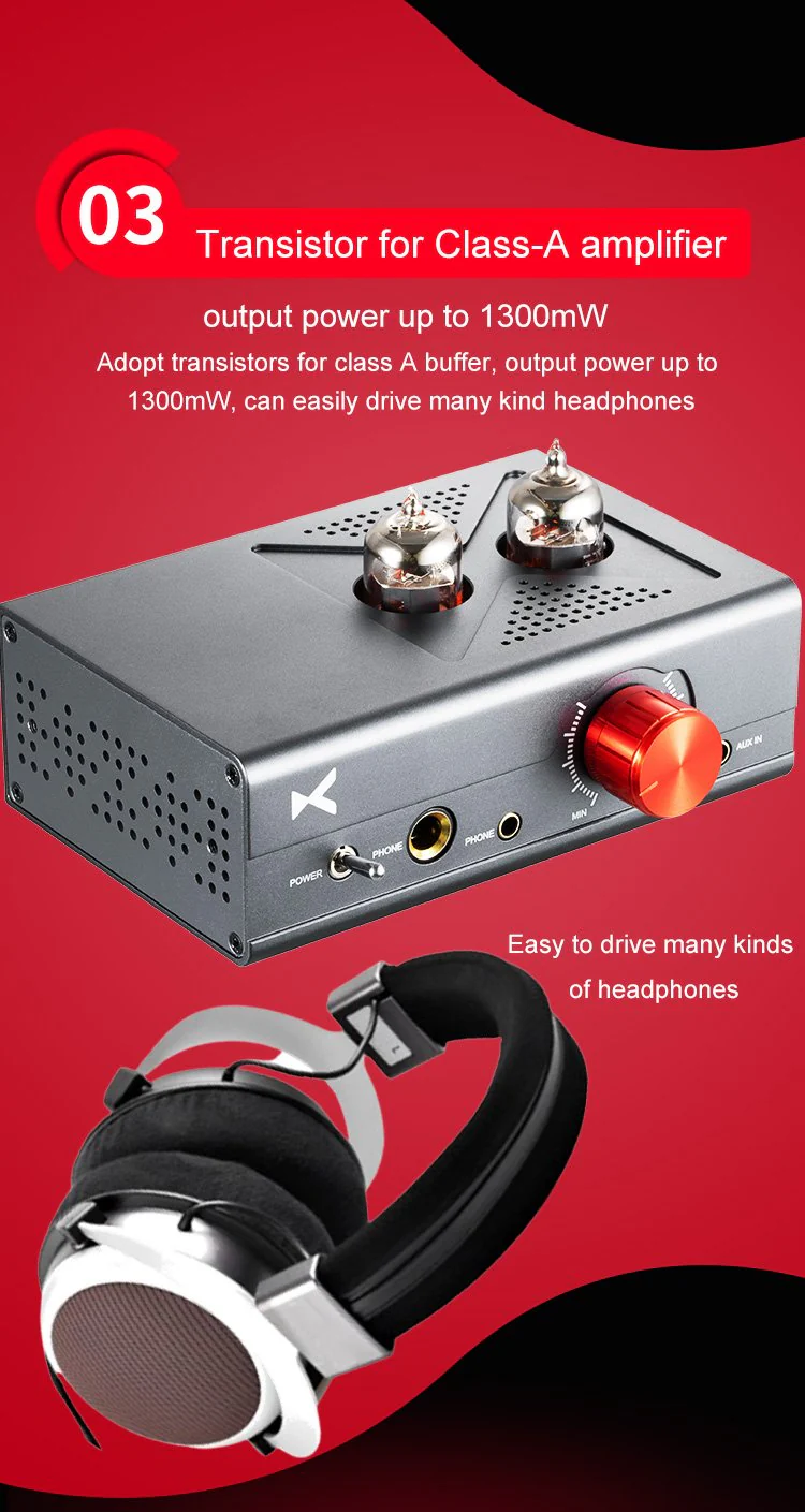 xDuoo MT-602 Tube Class-A Headphone Amplifier (Apos Certified) - Image 6